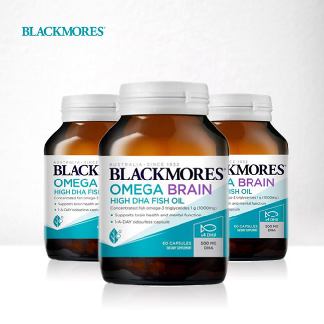 블랙모어스 오메가 브레인, 60정, 3개