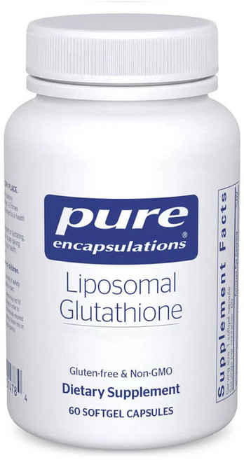 Pure Encapsulations 脂質體穀胱甘肽軟膠囊, 1個, 60片