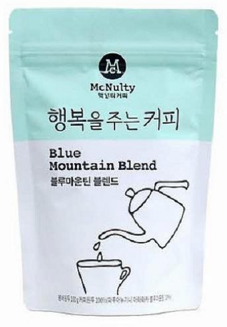 행복을 주는 커피 블루마운틴(100g/분쇄/맥널티), 100g, 해당상품, 1개