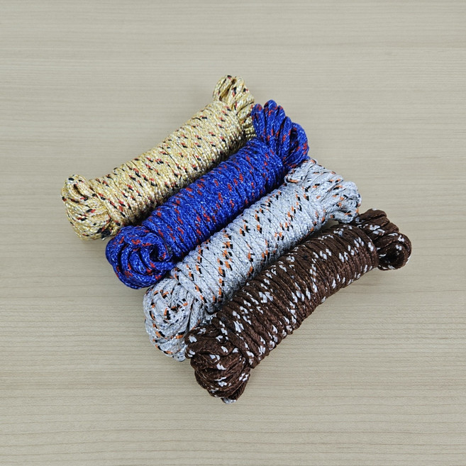 10M 다용도 나일론 로프 빨래줄 3개, 단품, 1세트