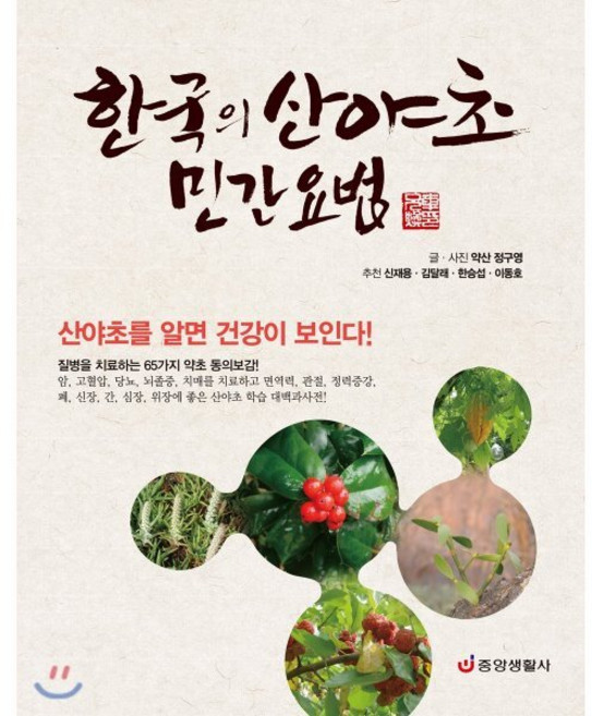 한국의 산야초 민간요법:산야초를 알면 건강이 보인다! 질병을 치료하는 65가지 약초 동의보감!, 중앙생활사, 정구영