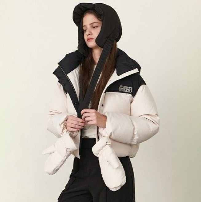 100%정품 에고이스트 여성 패딩 덕다운점퍼 깔끔한핏 꽃구경코디 북캉스룩 교사출근룩 강사코