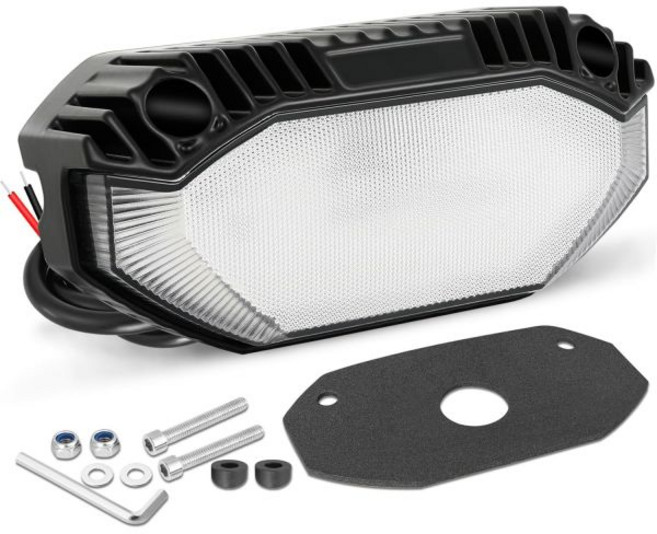 RV 조명 외부 SWATOW INDUSTRIES 포치 라이트 12V 야외 LED 장면등 5인치 바 여행용 트레일러 캠퍼 밴 트랙터 화물차 캠핑카 모터홈 트럭 마린, Black Housing