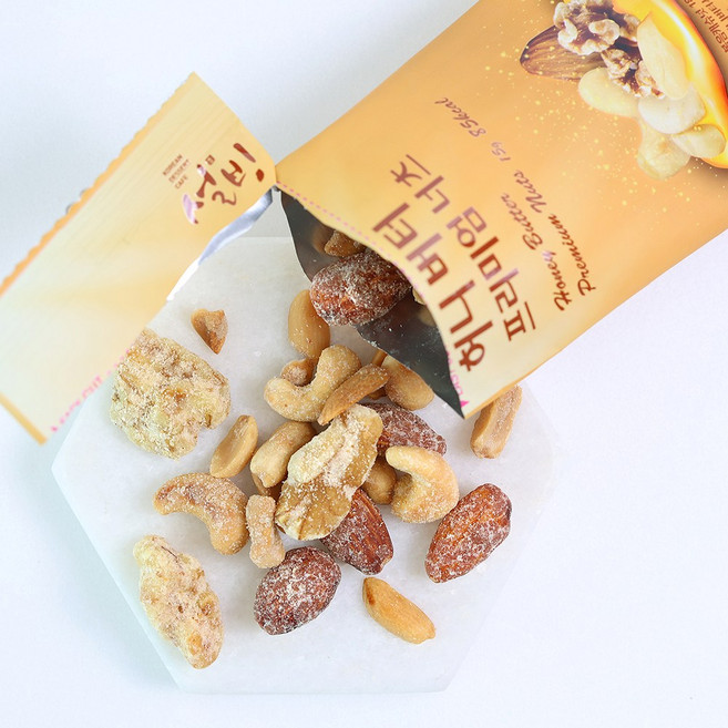 [설빙] 프리미엄 허니버터 견과 10개 (15g x 10개), 40개
