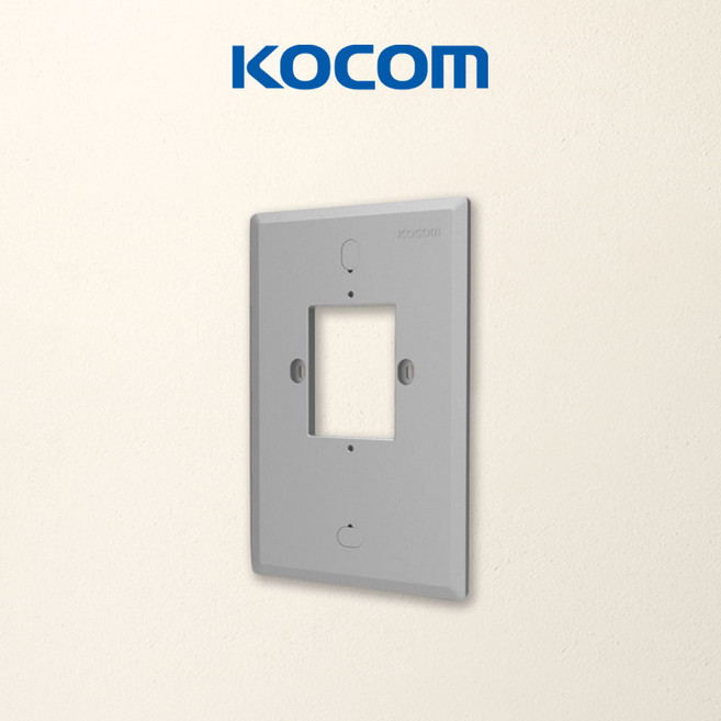 코콤 카메라 초인종 마감판 기본형 실버, 초인종마감판 실버(기본형)