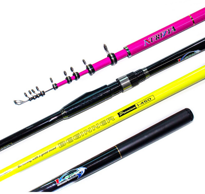 바다 갯바위 찌낚시대 비기너 이소 / 양어장 방파제 유터 바다낚시터 / 고탄성 초경량 바다릴대 / BEGINNER ISO, 블랙