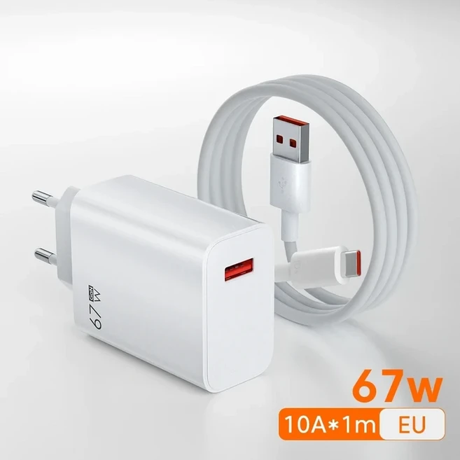 Xiaomi 67W 충전기 터보 고속 EU/US 어댑터 Redmi Note Pro Mi 13 Lite K60 K50 CIVI 3 2 용 Usb 유형 C, 01 EU