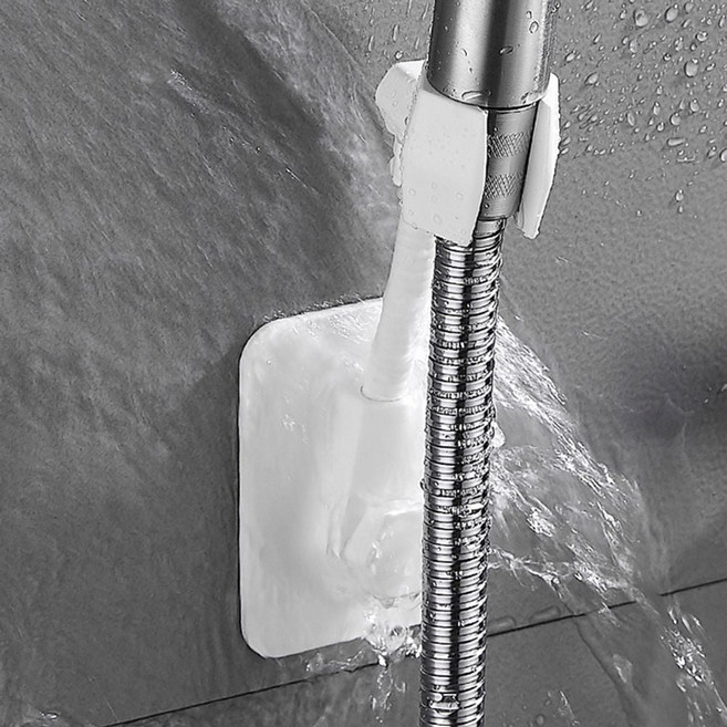 승아상점 각도조절 샤워기 거치대 435227 샤워기거치대, 화이트