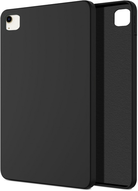 더조은셀러 아이패드 호환 에버핏 소프트 실리콘 커버 케이스, 시크 블랙