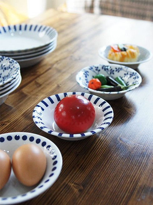 다양하게 쓰는 일본 블루에가와리 찬기 4P세트 중, 1개, 상세페이지 참조