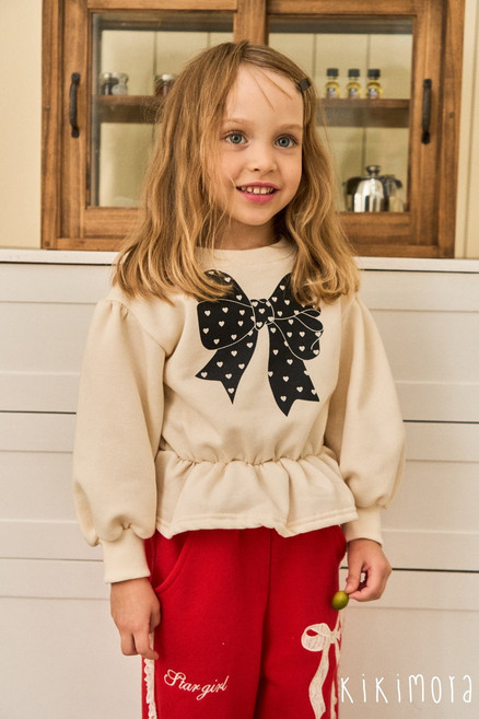 25겨울 키키모라 스타리본맨투맨