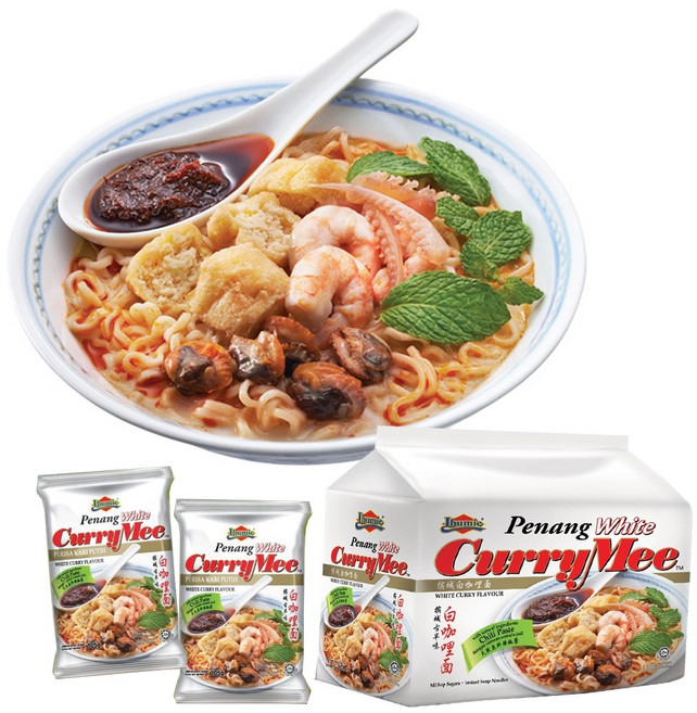 檳城益福 白咖哩拉麵 經濟包 105g*4p, 12個, 3組(效期:2026/7/14), 105g