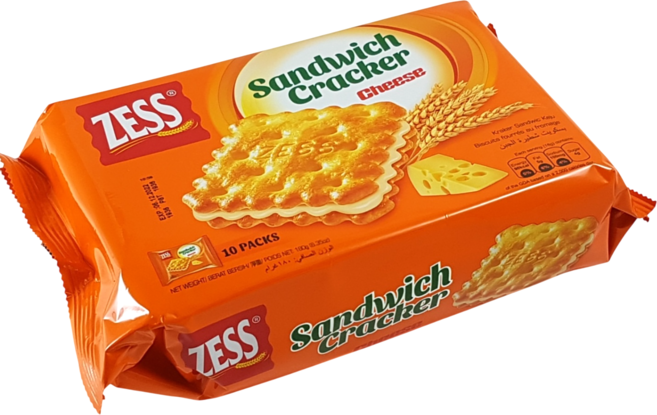 제스 샌드위치 크래커 치즈맛 180g 개별포장, 1개