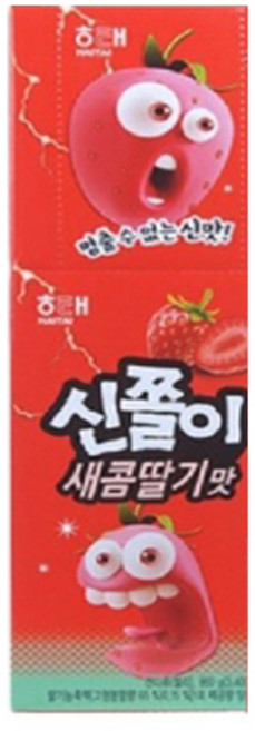 해태 신쫄이 사과맛 딸기맛 레몬콜라맛 24g x 20개 택1 간식 군것질 주전부리 극장간식 젤리 쫄쫄이