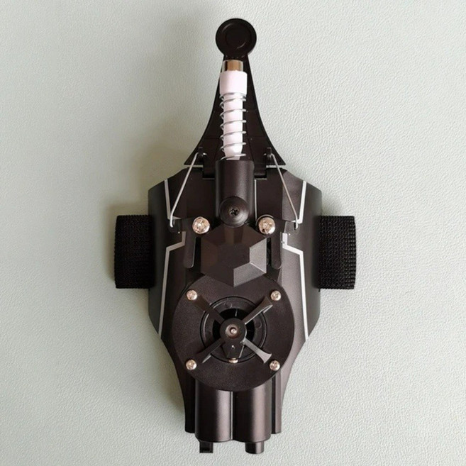 전자동 스파이더맨 웹 슈터 스파이더 로프 코스프레 소품 선물, 블랙, 1개