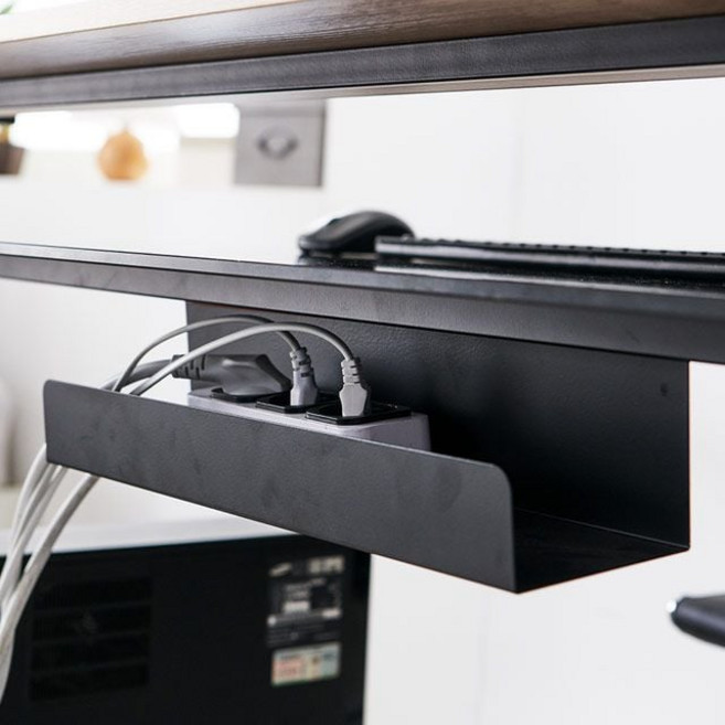 아트박스/동화속나무 홈피스 멀티탭선반, 01.멀티탭선반_블랙, AKDP 01.멀티탭선반_블랙