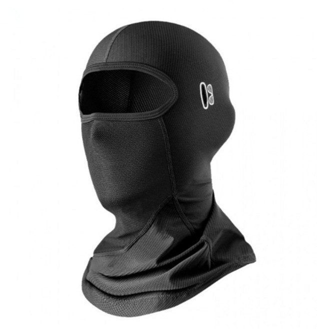 여름 자전거 오토바이 라이딩 바라클라바 쿨링 넥워머 토시 마스크, Black