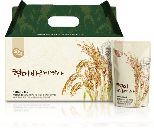 참든 현미 바르게담아, 30개, 120ml