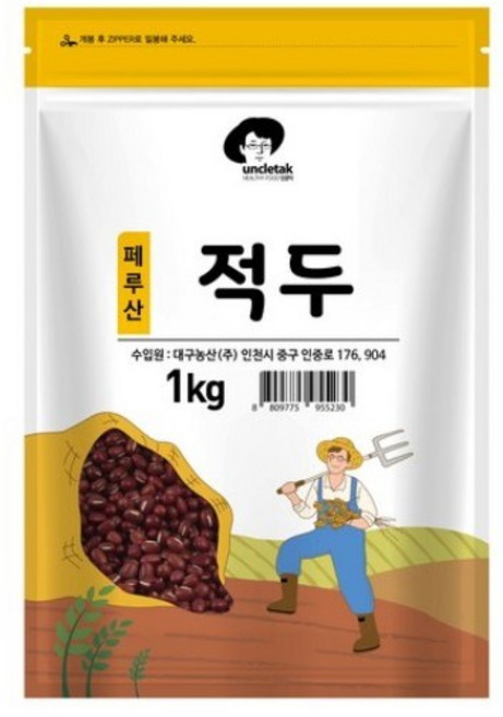 엉클탁 페루산 적두, 1kg, 1개