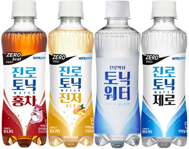 토닉워터 오리지널 제로 홍차제로 진저에일제로 4종 각6입 총 24입, 1세트, 300ml