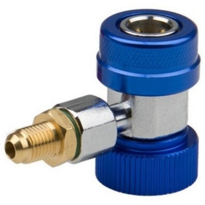 티앤디 자동차 에어컨 냉매 R134a 퀵커플러 어댑터 밸브 저압, 1개