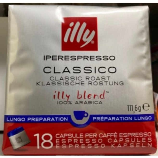 일리 18 클라시코 룽고 캡슐커피, 6.2g, 18개입, 1개