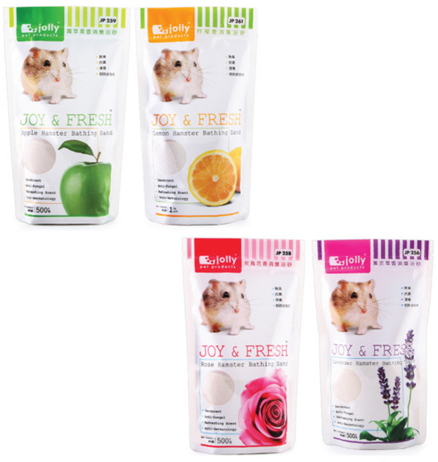 jolly 햄스터 목욕모래 500g 라벤다향, 5개