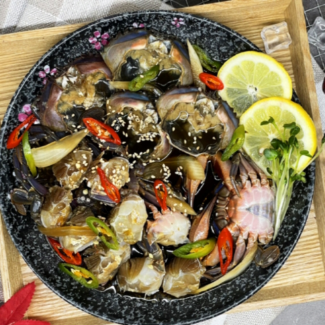 달큰 간장 돌게장 2.5kg 돌게 1kg(15미 내외) 간장 1.5kg[군산창고]