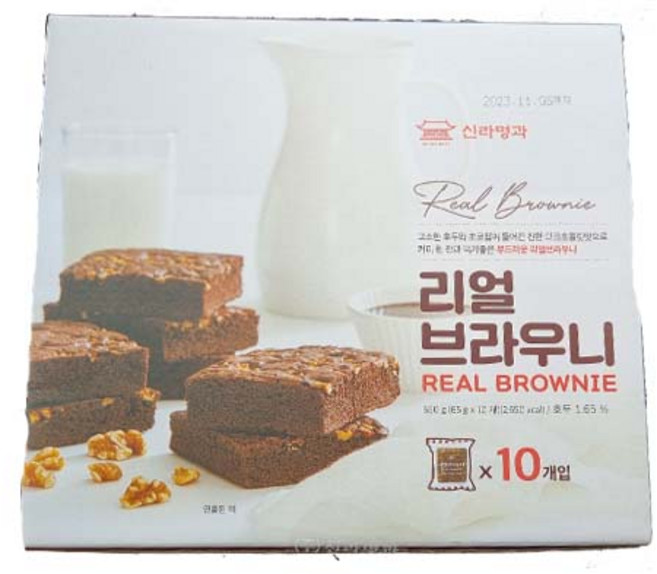 코스트코 신라명과 브라우니, 1개, 650g