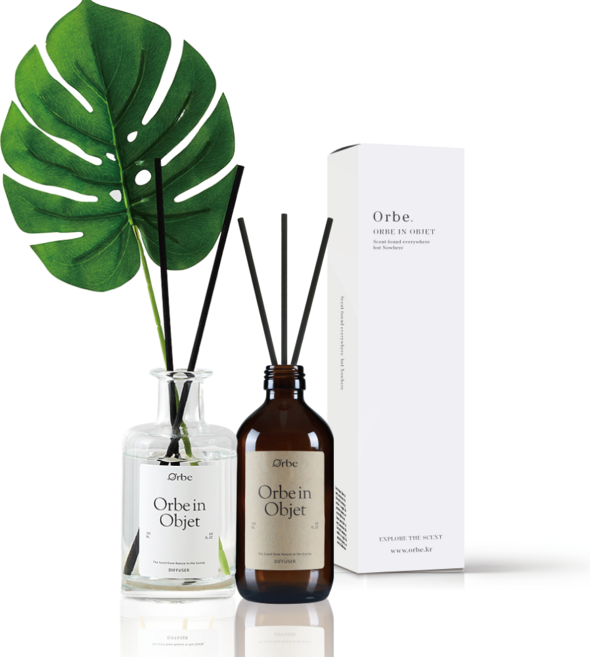 오르브 실내방향제 디퓨저 선물세트, 네롤리 허브_에디션x1세트, 흰색병 구성, 200ml, 1개