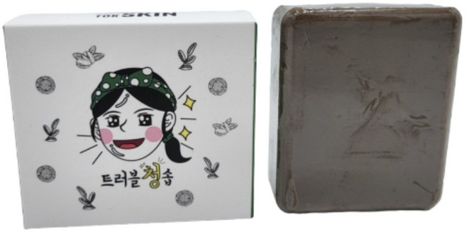 톡톡스킨 어성초 여드름 트러블케어 청솝 비누 100g 1개입