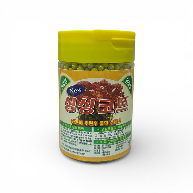 바른화분 싱싱코트 완효성 원예용 복합비료 150g 1개