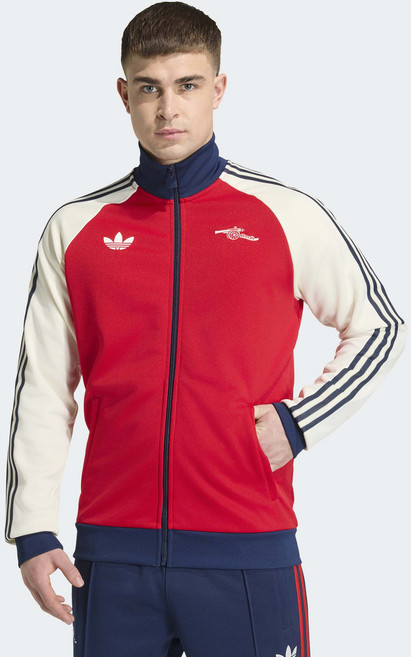 아디다스 ADIDAS 오리지널스 공용 아스널 FC OG 트랙 탑 유니폼 축구유니폼 아스널유니폼 아스널팬유니폼 아스널트랙탑 블록코어 커플룩 축구복 KB1793