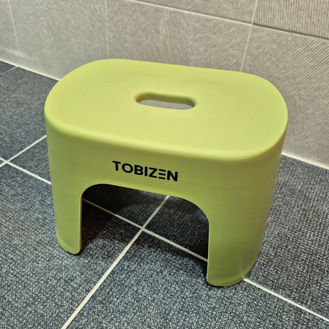 투바이젠 욕실 샤워 의자 튼튼한 디딤대, 그린