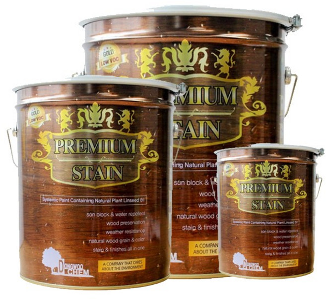 오일스테인 0.75L 동우켐 프리미엄 골드 유성 야외용 [오산홈], 1개