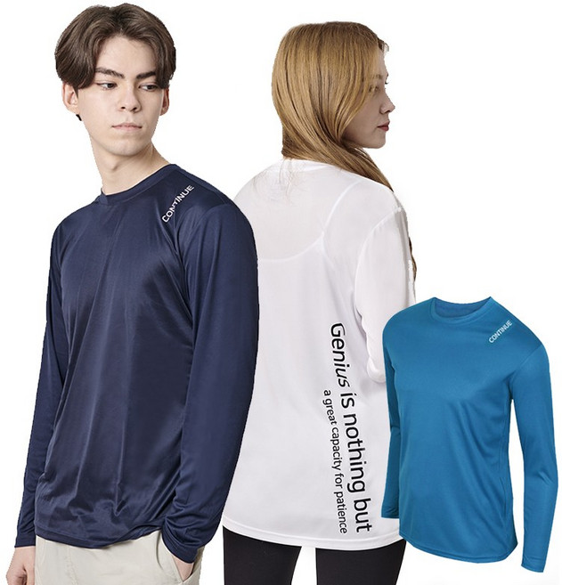 이그잼플 냉감 기능성 아이스 쿨 티셔츠 긴팔티 4종 시원한 긴팔