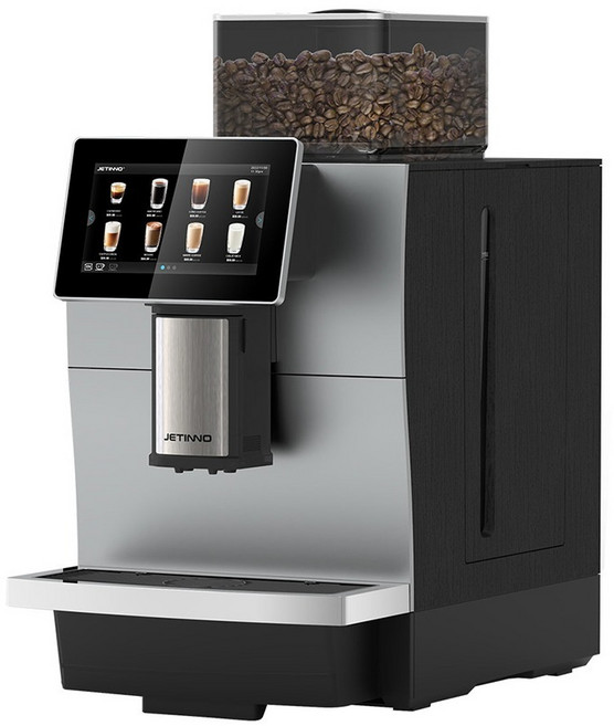 제티노 업소용 전자동 원두커피머신 사무실 커피자판기 에스프레소기계 JL30, 선택안함(무타공), 선택안함(제품만 배송), 블랙