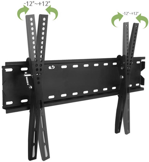 70인치 65인치 60인치 58인치 55인치 50인치 49인치 48인치 47인치 45인치 43인치 42인치 40인치 39인치 벽걸이 티비 모니터 거치대 브라켓 엘지 삼성 호환, 1개