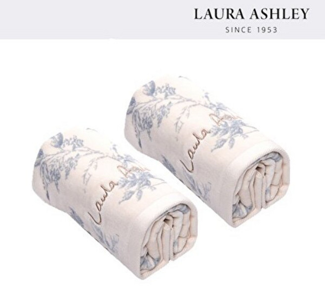 로라에슐리 뉴클래식 엘더우드 60수 타월 2P ( 블루 / 브라운 )