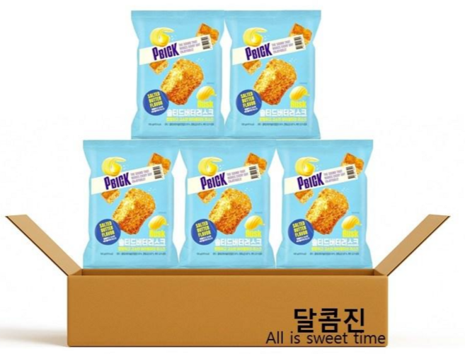 PBICK 솔티드버터러스크, 5개, 100g