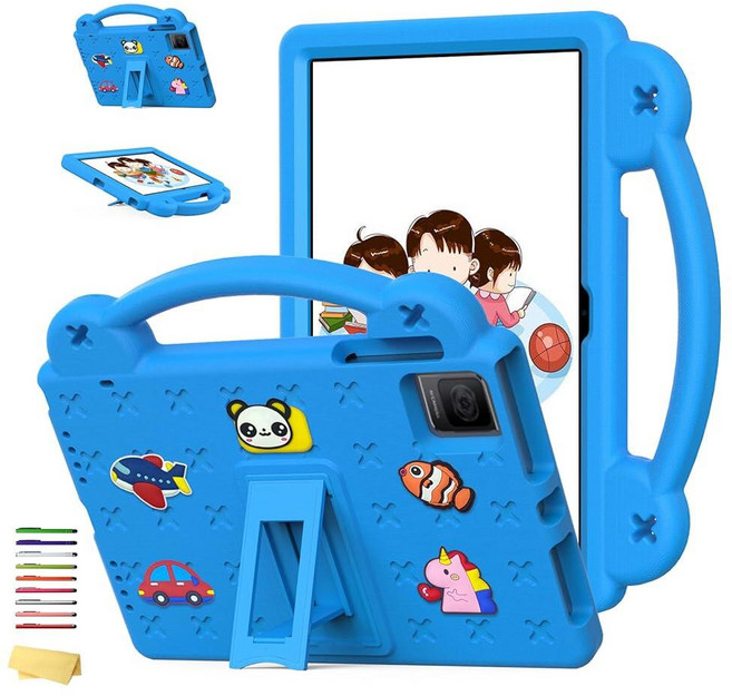 UUcovers T-Mobile REVVL 탭 10.4인치2023 및 블랙뷰 오스칼 패드 15 2023 10.4인치/탭 11 WiFi 2023/탭 se 2021/TCL 10 G, 01# Sky Blue Bear