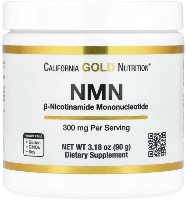 캘리포니아 뉴트리션 NMN 분말 가루 300mg 30g, 1개, 90g