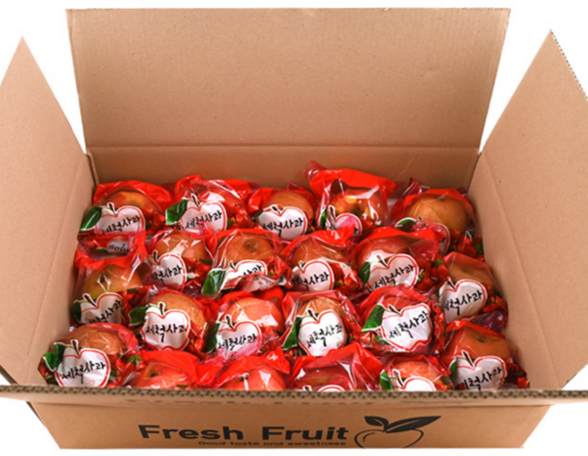 푸드마실 껍질째먹는 세척사과 청송 안동 경북 산지직송, 소과 3kg(15~18과), 1개