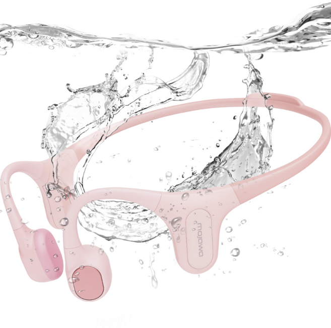 모자와런플러스 RUNPLUS 골전도블루투스 무선이어폰 넥밴드오픈형, 핑크, RUN PLUS