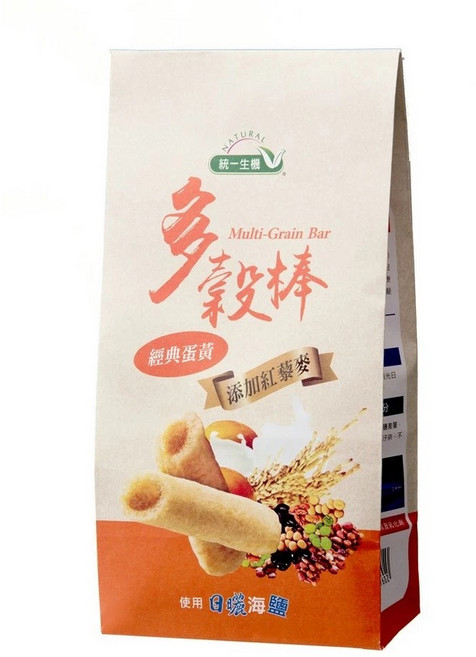 統一生機 紅藜多穀棒-經典蛋黃, 150g, 1個