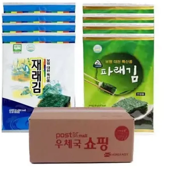 신진 조미구이김 재래파래 반반세트, 1개