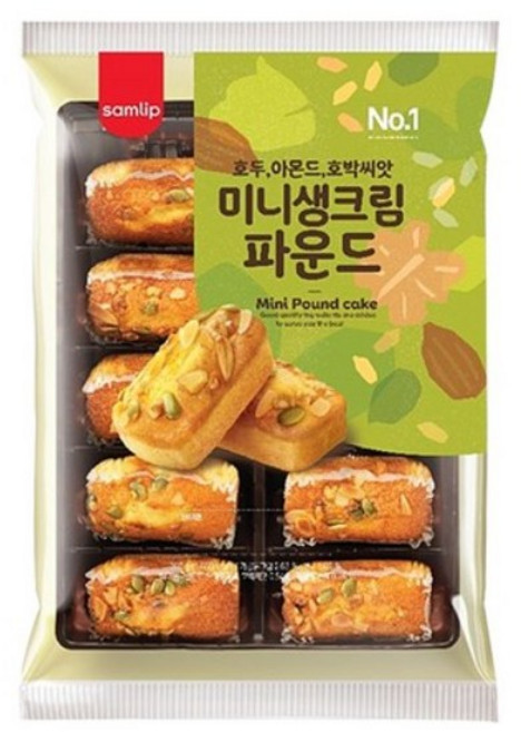 삼립 미니생크림파운드 360g x 3, 3개