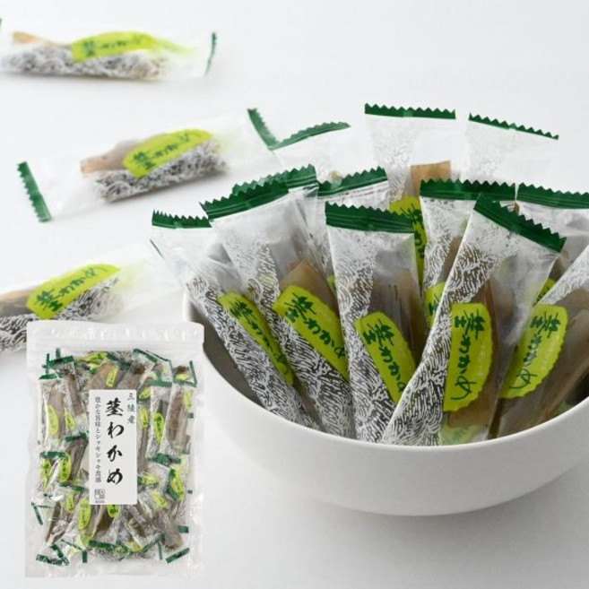 산리쿠 일본 미역 줄기 간식 안주 235g, 1개