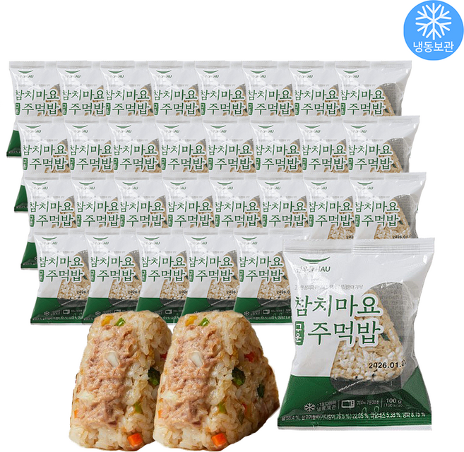 한우물 참치마요 구운주먹밥 100g x 30개 / 코스트코 주먹밥