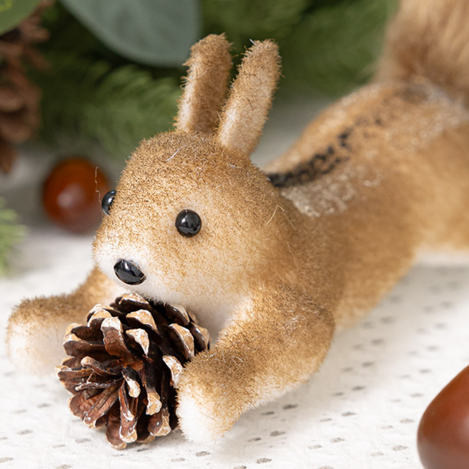 다람쥐 인형 장식모형, 1개, 슝